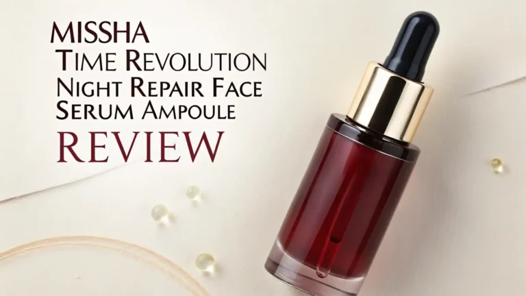 MISSHA Time Revolution Night Repair Face Serum Ampoule Review