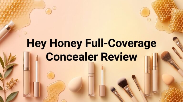 Hey Honey Full-Coverage Concealer Review 2026: Does It Crease?