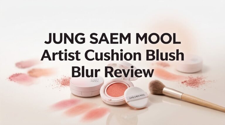 JUNG SAEM MOOL Artist Cushion Blush Blur Review 2026