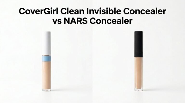 CoverGirl Clean Invisible Concealer vs NARS Concealer